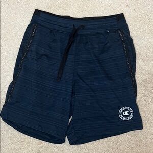 Champion Men's Dark Blue Athletic Shorts